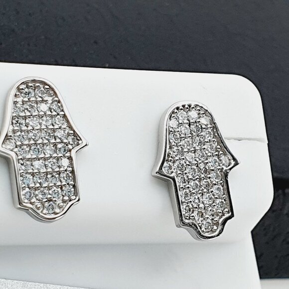 "925 sterling silver luxury CZ earrings for women/girls, Best for RJUS21… - Picture 5 of 11